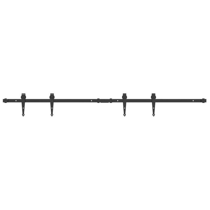 Kit de porte d armoire coulissante 152 cm acier au carbone