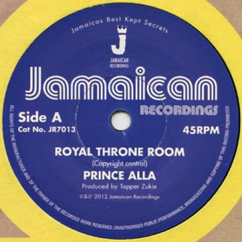 

7inch Record PRINCE ALLA - Royal Throne Room / Hail Rastafari JR7013 Jamaican Record 1978 UK Reggae, Ska & Dub Used