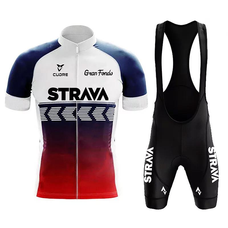 Mens Cycling Jersey Set Short Sleeve Quick Dry Performance Bike Riding Kit Team Edition