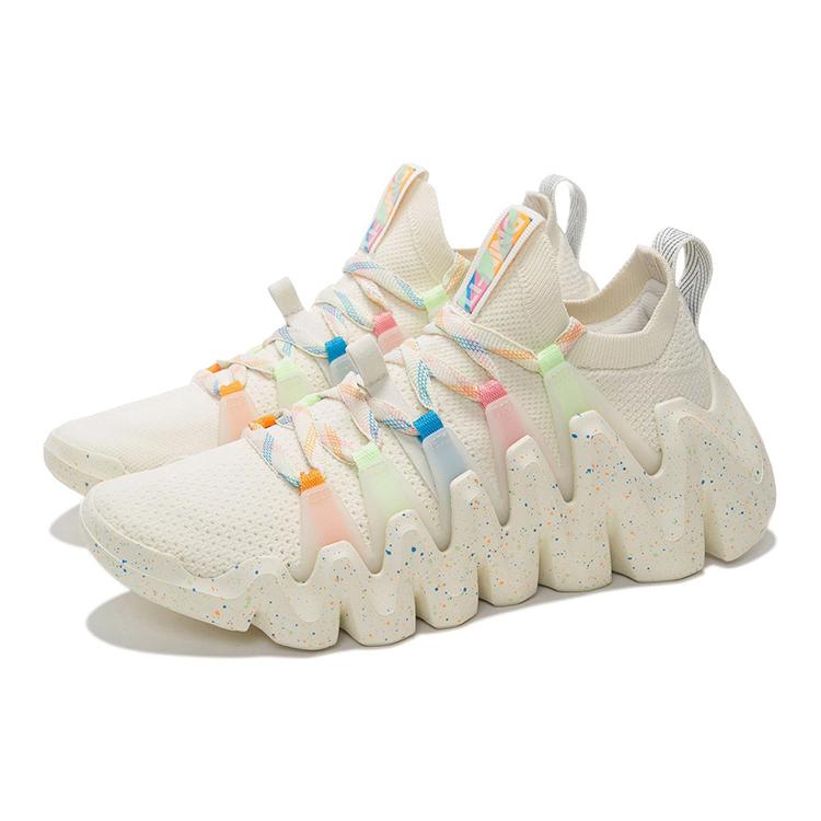 New LiNing Phantom Stinger Casual Shoes Women's Low Top Light Antique Yellow AZGS032-2