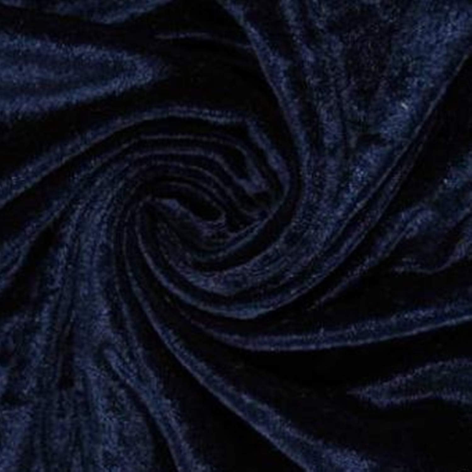 

Velvet Solid x 3m [moonfarm] High-Gloss, Eye-Catching Fabric, Color, Pre-Cut, Approx. 1.5m (Navy)