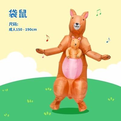 Clothes Christmas Dressing Set Riding Mount Props Performance Clothes Funny Doll Clothes Riding Santa Claus Inflatable