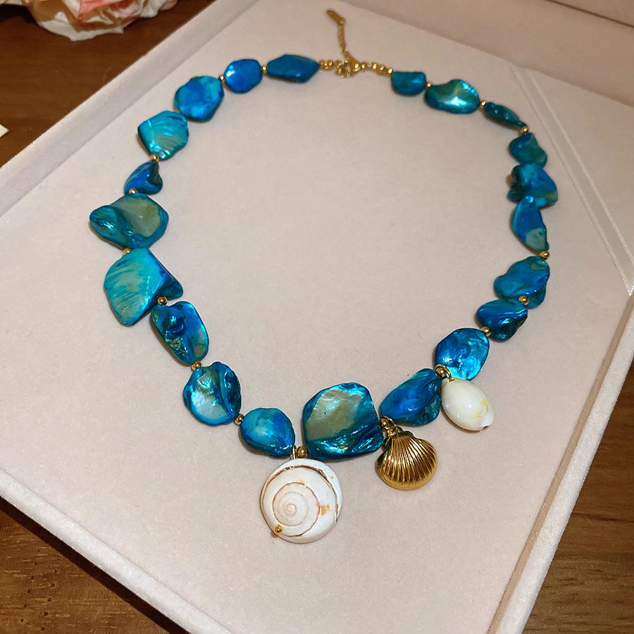 Collana con Perline per Clavicola Resort Bohemien - Accessorio di Moda di Lusso Leggero di Alta Gamma