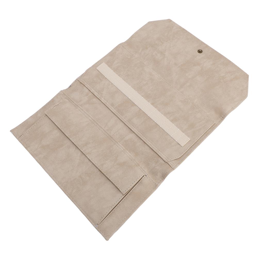 Knitting Needle Storage Bag PU 13in Knitting Needle Case for Home Travel Cafe