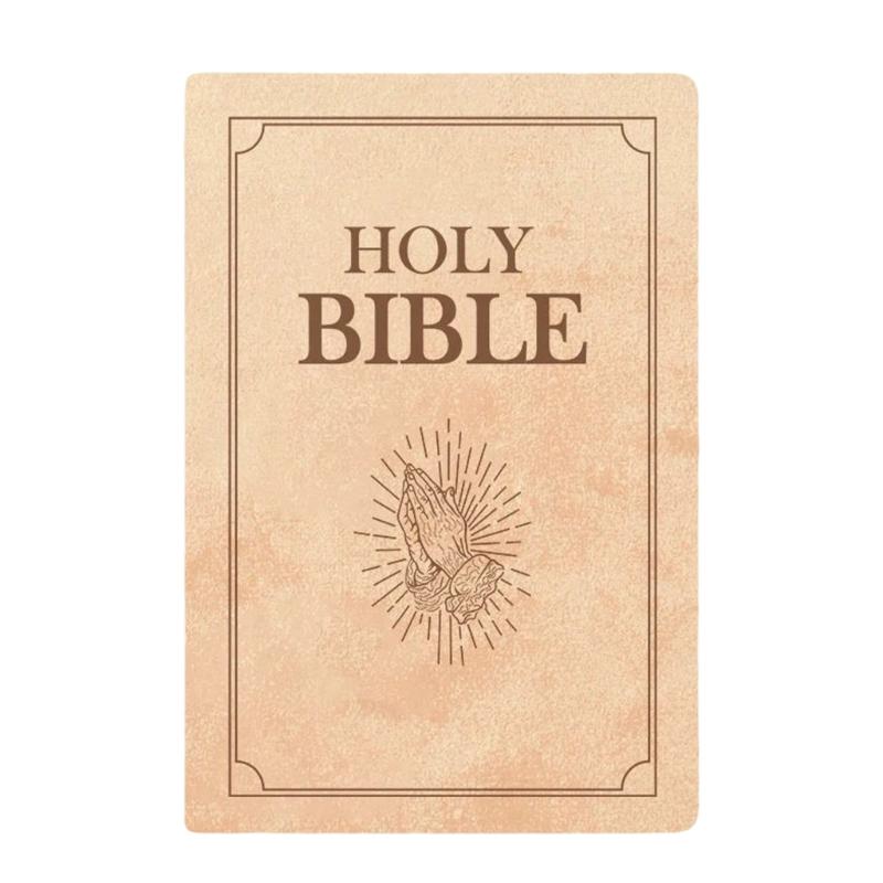 

Cute Bible Plushes Pillow Soft Religious Keepsakes Portability Comfortable Cushions For Travel Home Church Decorations хакі