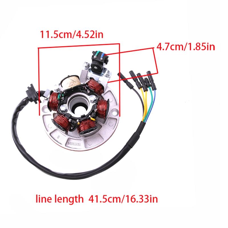 Magneto Stator Plate Fit for LIFAN YX 140cc Kick Start Engine PIT PRO Trail Dirt Bike new