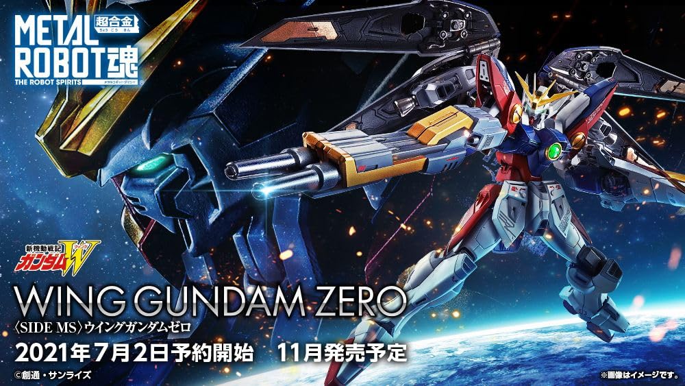 

МЕТАЛЛИЧЕСКИЙ РОБОТ TAMASHII NATIONS Spirits Mobile Report Gundam W Wing Gundam Zero 140 мм окрашенная подвижная фигурка [БОКОВАЯ ЧАСТЬ] приблизительно. ПВХ, АБС и литье под давлением