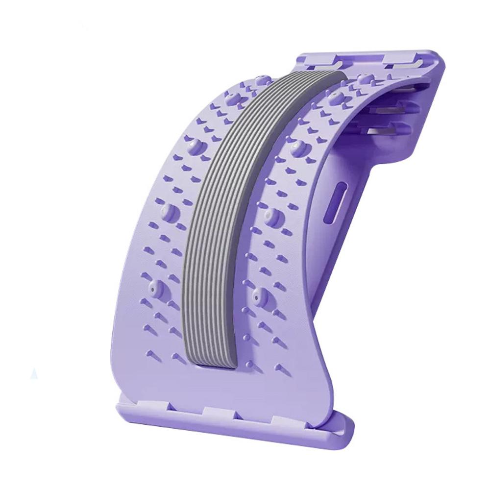 Multi-Level Adjustable Back Stretcher for Waist Neck Pain Relief Lumbar Cervical Spine Support Massager Lying