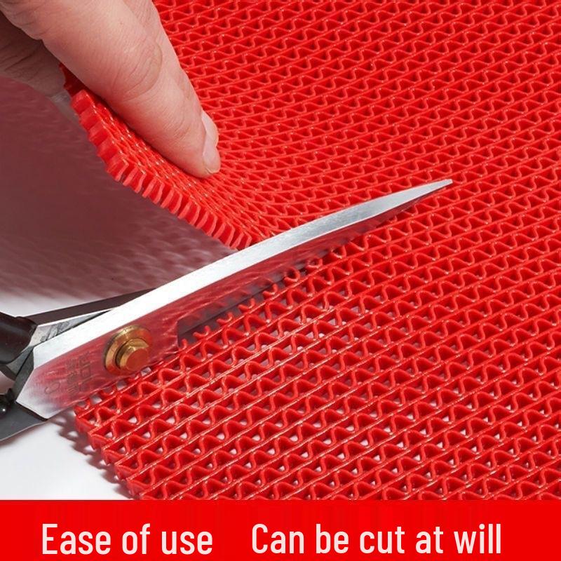 JINGRUIXIANG Kommerzielle S-förmige Anti-Rutsch-PVC-Bodenmatte für den Ablauf