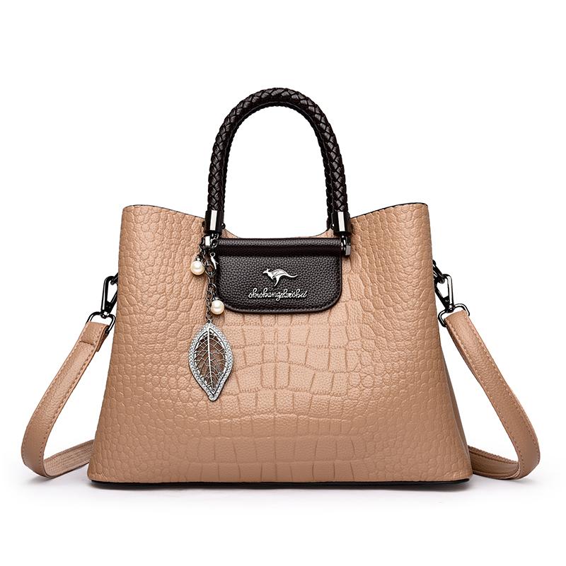Genuine Fashion 3 Layers Luxury Handbags Women Bags Designer High Quality Leather Crossbody Bags for Women 2026 Shoulder Bag