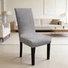 Velvet Home Dining Seat Protector Premium Velvet Chair Cover Thickened Solid Color Stretchable Full Coverage Chair Covers 2026