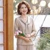 Elegant Chiffon Two-Piece Set for Middle-Aged Women