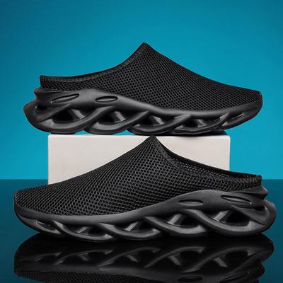 Leichte Herren Atmungsaktive Halbschuhe Bequeme Sommer Flache Freizeit Walking Sneaker Weiche Sohle Outdoor Übergröße 39-46