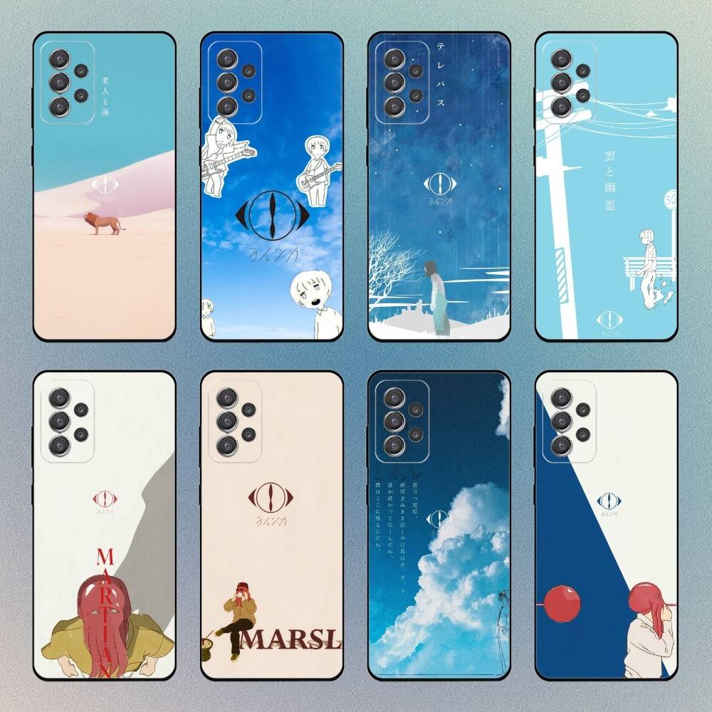 Band Y-Yorushikas Phone Case For Samsung S25,S24,S21,S22,S23,S30,Ultra,S20 Black Soft Case