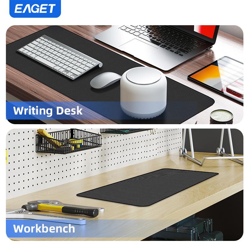 Grand Tapis de Souris Gaming 31,5 x 11,8 pouces Base Antidérapante avec Bords Cousus Tapis de Souris Gaming pour Ordinateur Portable Compatible avec les Souris Laser et Optiques - Noir