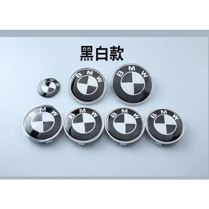 Black White Car 50th Anniversary Logo Wheel Rim Decoration Cover For BMW X1 X3 X5 1 3 5 7 Series Z4 G20 G30 G05 G01 G11 E46 E90