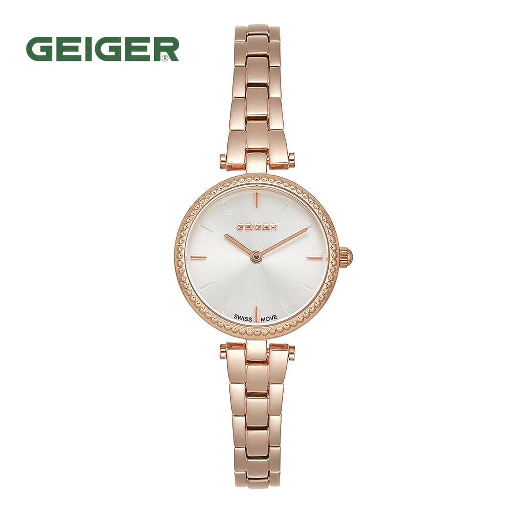 

Geiger GE8038WTRG Женские металлические часы 25 мм