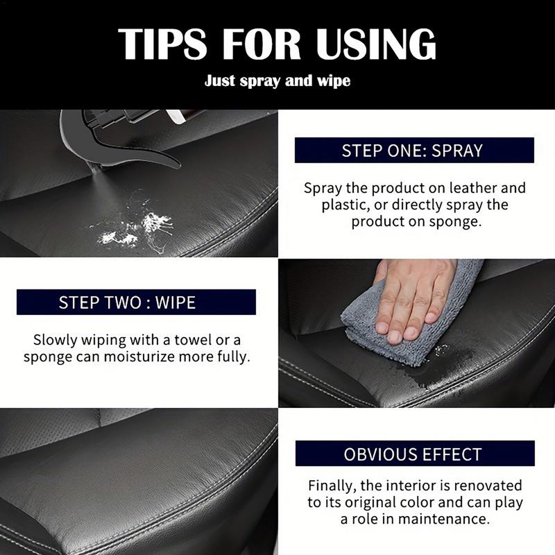 Renovator For Car Interior Cleaning 150ml Interior Maintenance Spray Safe Effective Renovated Coating Retreading Agent With