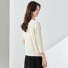Women's Loose Batwing Sleeve 3/4 Sleeve Knit Top