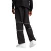 Puma Simple Comfortable Durable Straight Leg Retro Sports Spliced Knitted Pants Unisex pants Black 631851-01