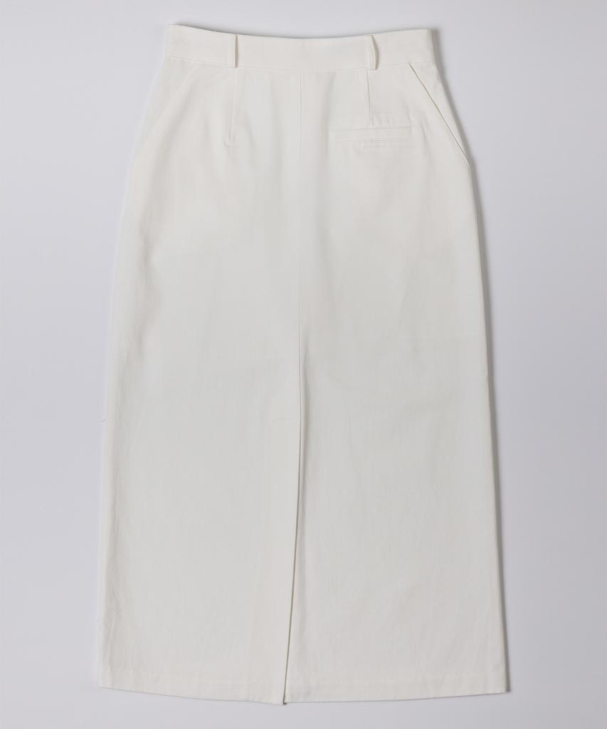 G And Gb Cotton Low Skirt_White