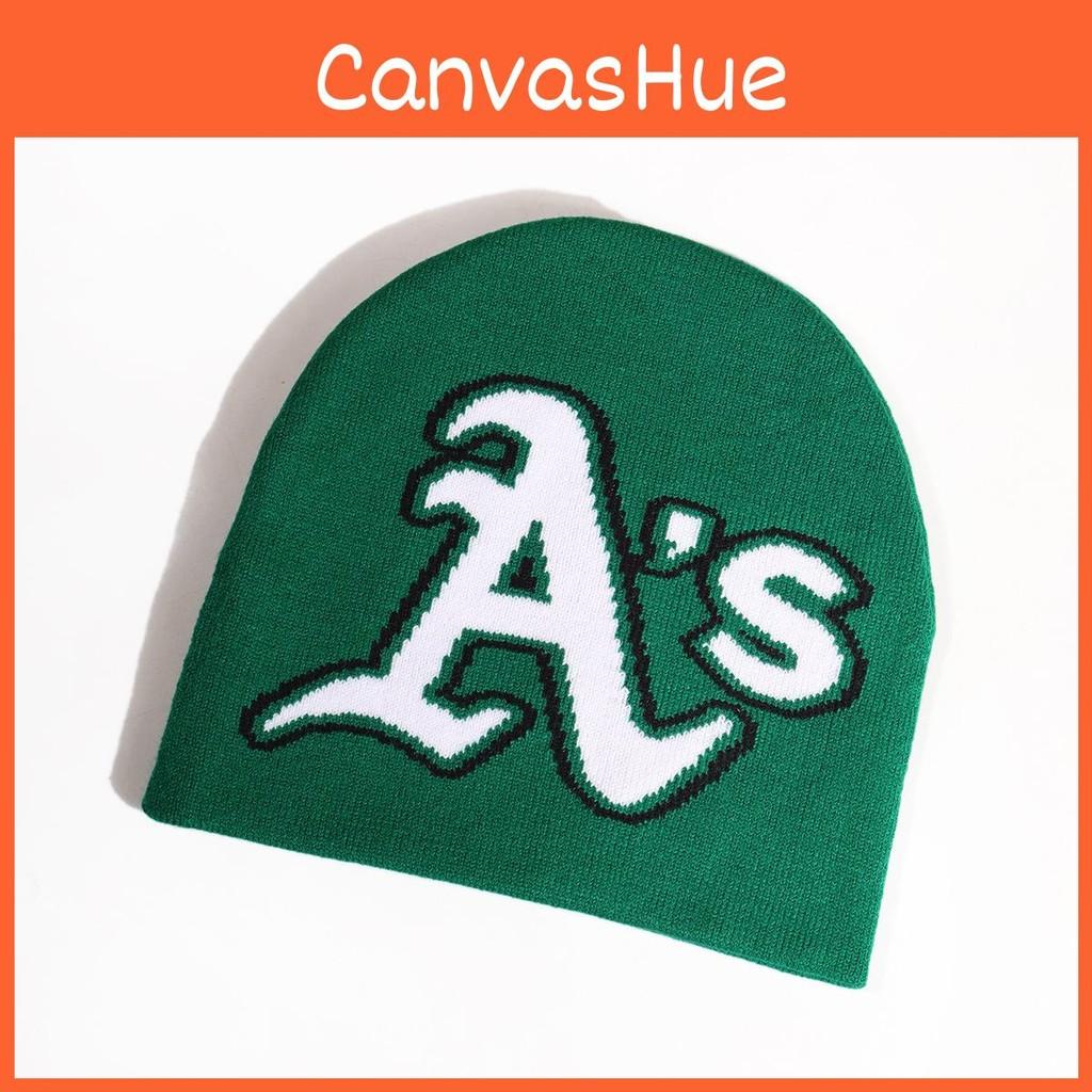 Letter Minimalist As Pattern Knitted Cap With Warmth For Urban Style Fashion