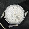 MENS VINTAGE REFURBISHED SEIKO 5 AUTOMATIC JAPAN WHITE DIAL WATCH A440411-4 Sk-a440411