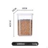 Box with Lids Transparent Square Vacuum Lid Jars Sealable Container