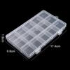 Transparent Storage Container Jewelry Box Clear Plastic Organizer Box Empty Earring Storage Organizer Display Case for Beads KTY