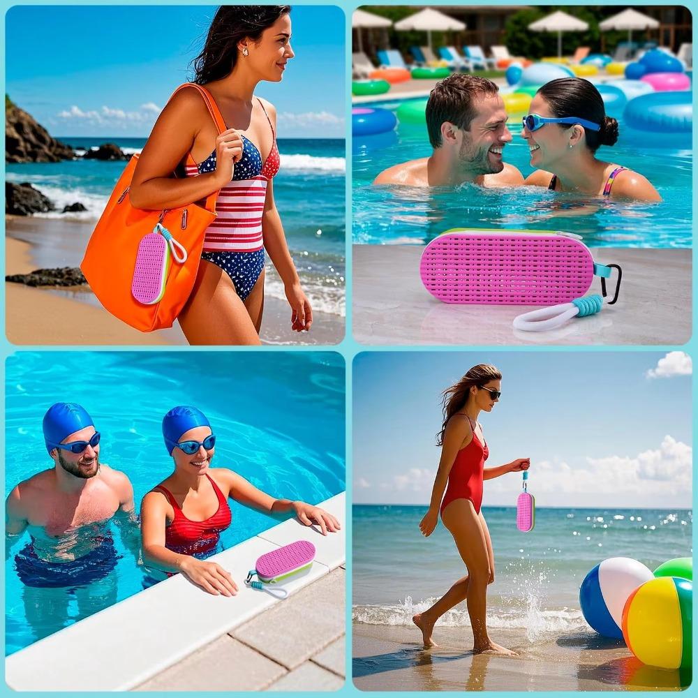 Wasserdichtes Schwimmbrillenetui Weiche Silikon Schwimmbrillen Aufbewahrungsbox Schwimmausrüstung