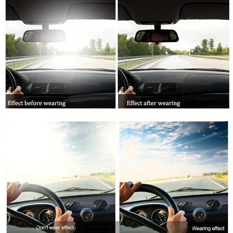 1pc Photochromic Sunglasses Fashion Classic Men Square Driving Goggles Polarized Day Night Chameleon Glasses