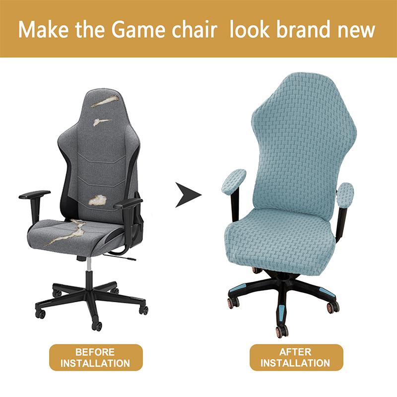 Gaming Chair Cover Soft Elastic Armchair Covers E-sports Computer Seat Chair Covers Universal Internet Cafe Chair Cover