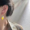 Fashionable Citrus Dangle Earrings Eye Catching Ear Pendant Ear Hooks Accessory