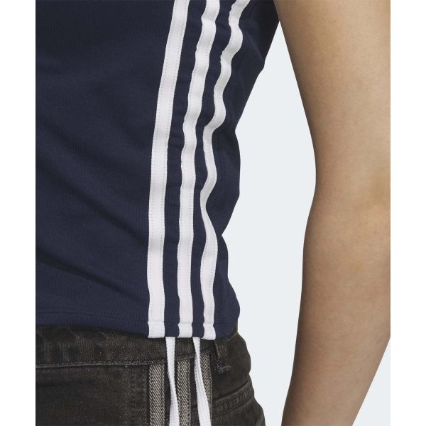 adidas Originals Drawstring Padded Tank Classic Slim Fit Striped Comfortable Sports Vest Women Tops KE3887