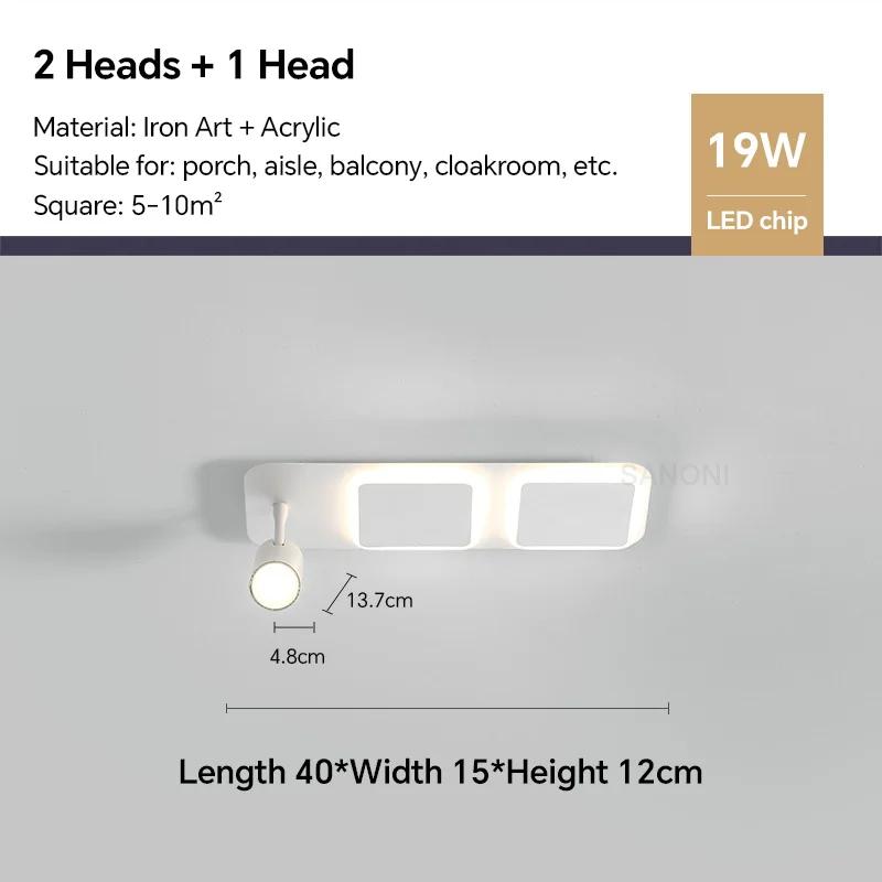 

Современные светодиодные потолочные люстры с точечным освещением для прохода, гостиной, столовой, спальни, интерьера, домашнего декора, светильники Warm White(no RC)