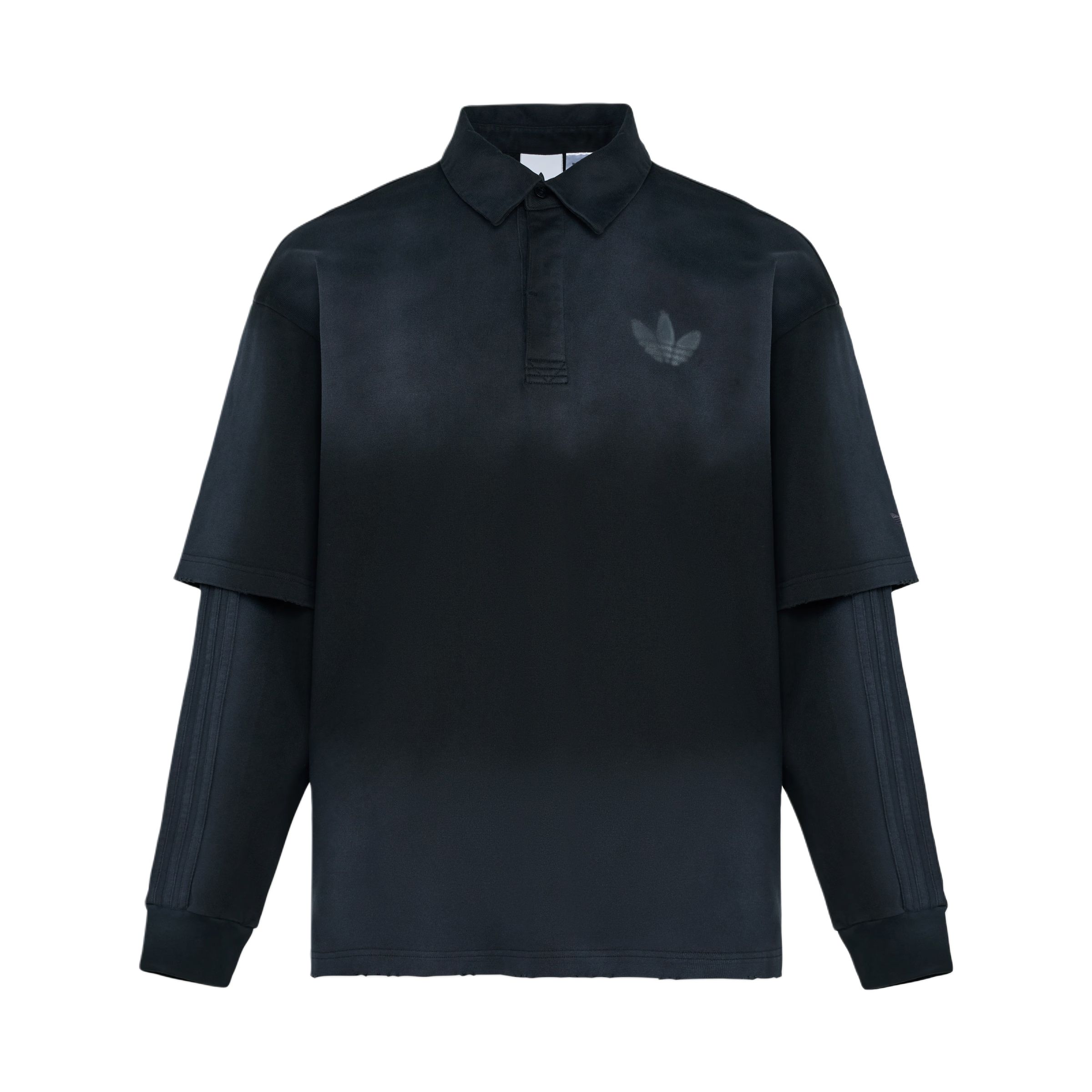 

Adidas Originals FW25 Лонгслив-поло 2-в-1 Мужские топы KR5053 S