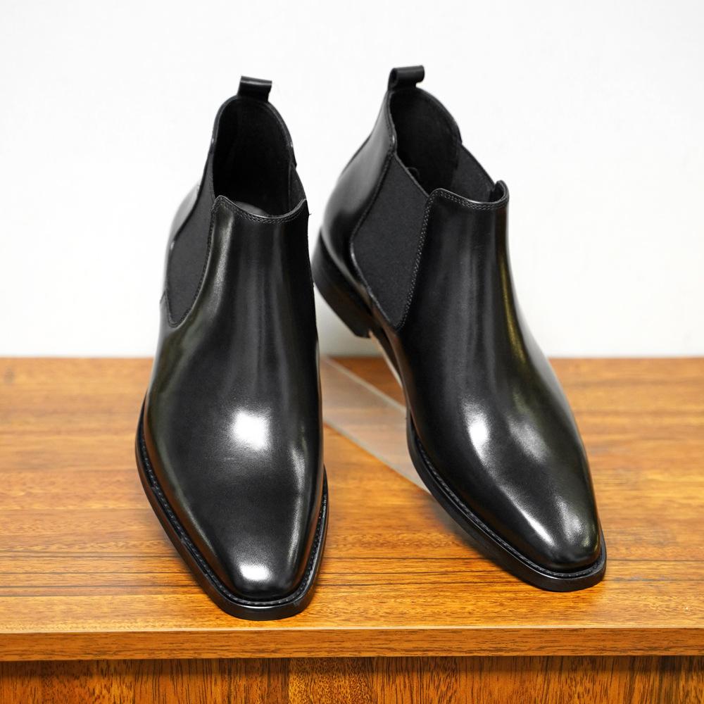 

Мужские ботинки челси Ретро Удобные Модные Мужские ботинки 38 чёрный