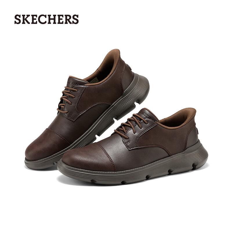 Skechers Men's 205310 Slip-On Comfort Leather Shoes