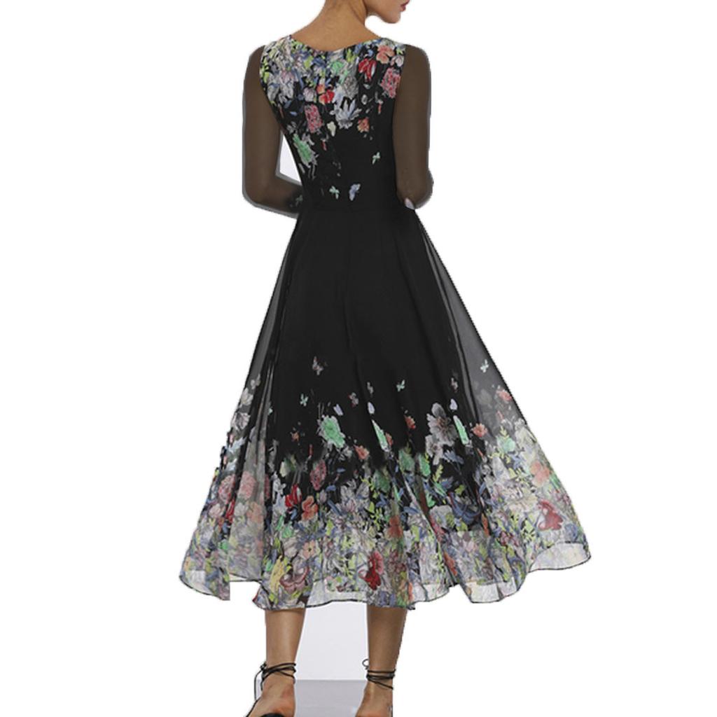 Letné nové európske a americké dámske oblečenie s potlačou, sexi, s výrezmi, priliehavé, dlhý rukáv, šaty, čipkovaná kolísavá sukňa