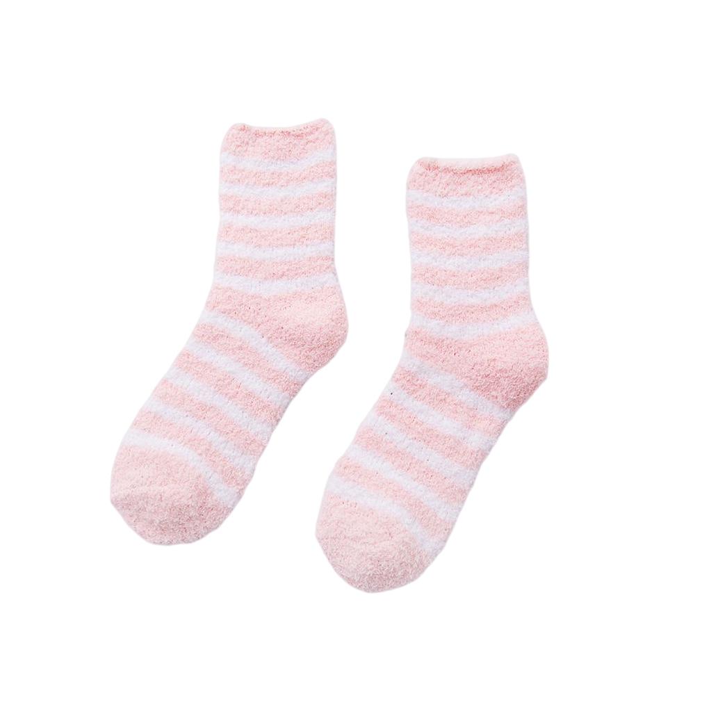 1 Pair Female Sock Cold Winter Warming Elastic Socks Breathable Warm Sleeping Comfortable Footwear Bedroom Dormitory