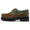 Alife X Collaboration Breathable Lightweight Slip-Resistant Low-Top Leather Handmade Thick-Soled Three-Eye Boat Shoes Men Shoes A2QNK