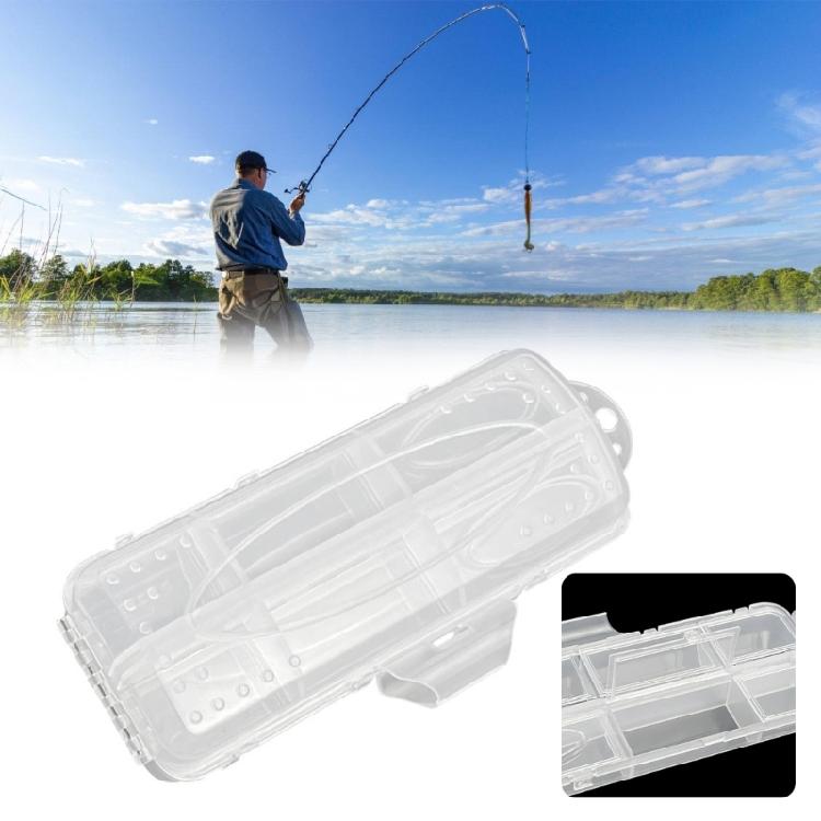 Outdoor Fishing Tool Box Portable Fishing Tackle Box Fishing Tool Baits Lures Box Double Sided Baits Lures Organizers