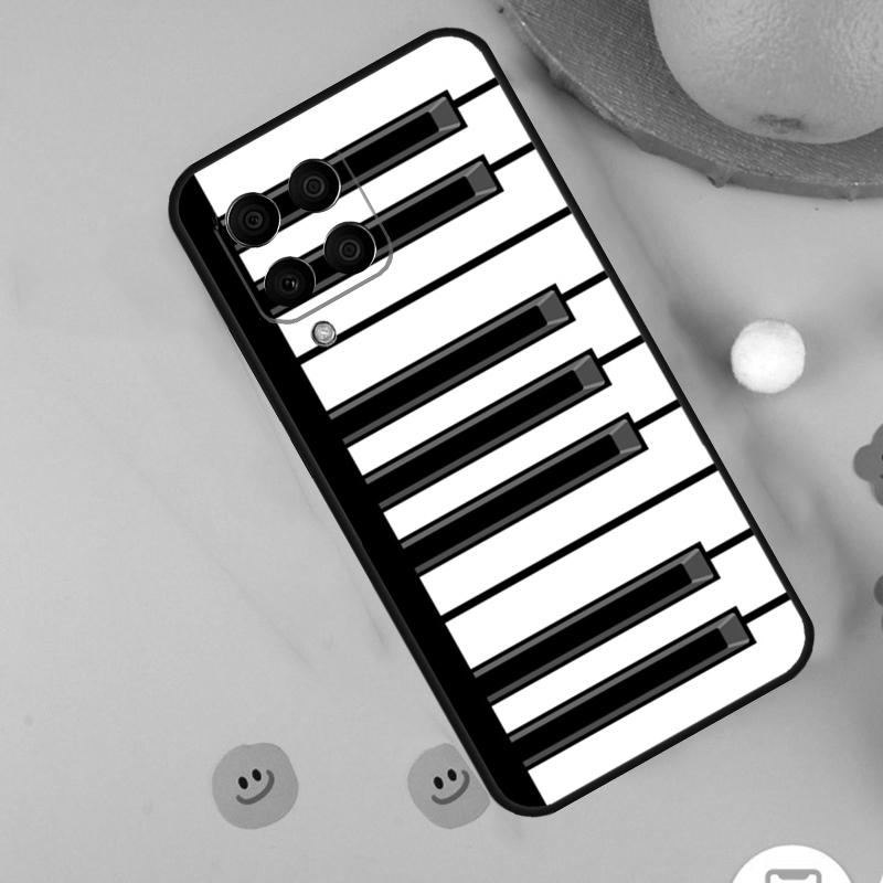 Piano Keys Musical Case For Samsung Galaxy M35 M33 M21 M31 M16 M36 M56 M53 M13 M12 M32 M52 M15 M55 M14 M34 M54