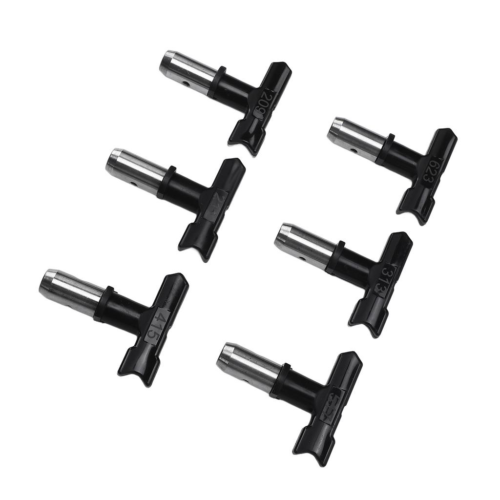 Airless Spray Nozzles Set 209 211 313 415 517 623 Airless Paint Spray Machine Nozzle Tips for Home Decoration