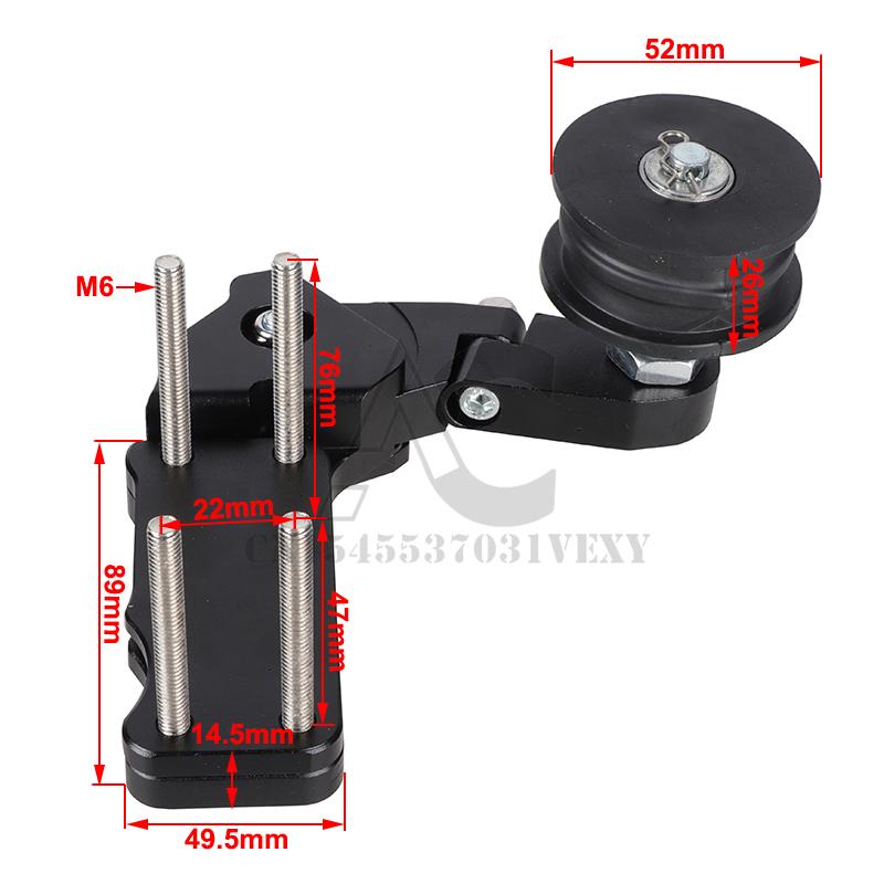 Universal Adjust Chain Tensioner Bolt Roller Motorcycle Modified Durable Modification Accessories Chain Automatic Regulator