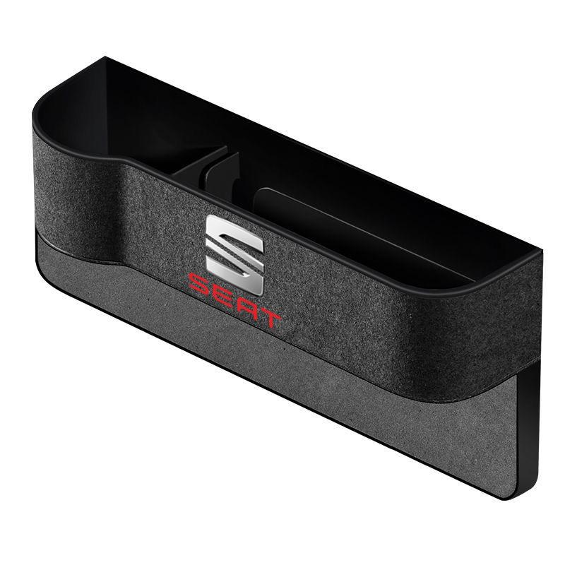 AAABE1 Car Seat Gap Box Pocket Seat Crevice Storage Bag For Seat Leon 5f Ibiza 6l 6j Leon 1p Cushion Altea Xl Leon Mk Car Accessories