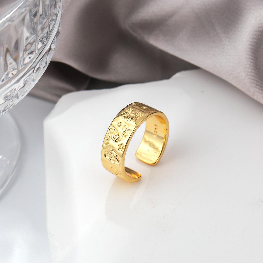 

Мужское кольцо с регулируемым открытым ободком класса люкс - Нишевый дизайн и эффектное украшение