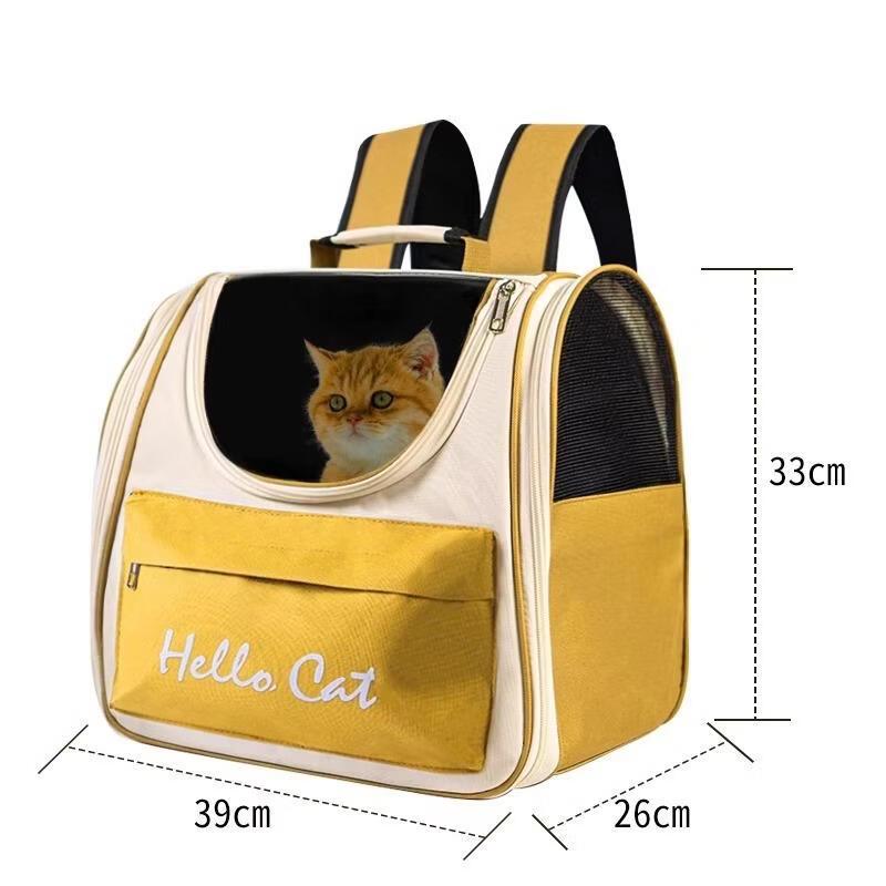 SEE KEAN Anti-Scratch 2-in-1 Pet Carrier Backpack