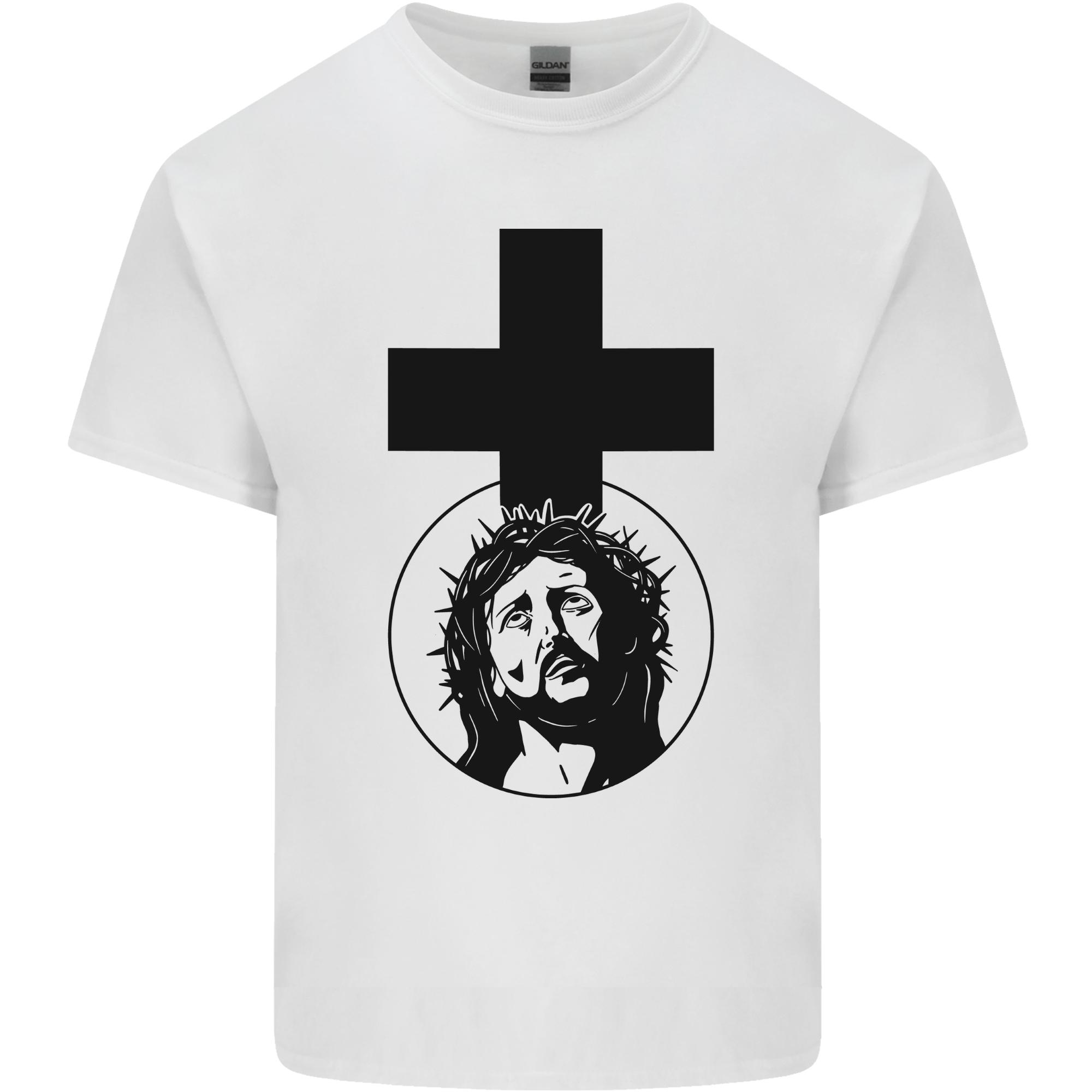 Jesus Cross Christian God Christianity Unisexs Light Cotton TShirt S