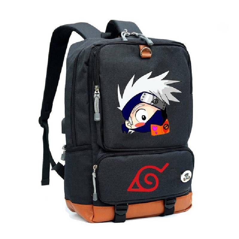 Sac à dos surdimensionné Naruto grande capacité pour le voyage et l'école